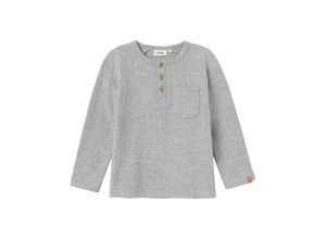 5715508615742 - Lil Atelier - Langarmshirt NMMTHOR TOP in grey melange Gr98