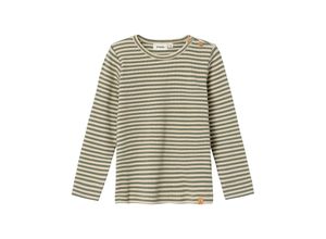 5715508616756 - Lil Atelier - Langarmshirt NMMGAGO STRIPES in fog grey Gr104