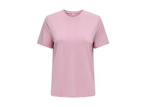 5715508801473 - ONLY T-Shirt Free Life Pastel Lavender Unifarben Lila - Gr M