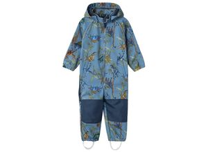 5715509000448 - - Softshell-Overall NMMALFA08 DINOS AOP in coronet blue Gr80