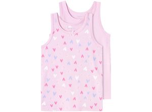 5715509175023 - - Unterhemd NMFTANK HEARTS 2er Pack in pink lavender Gr86