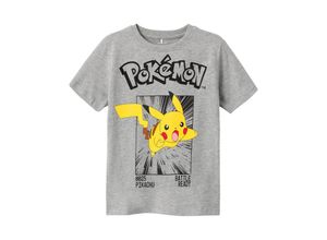 5715509324148 - - T-Shirt NKMNOISI POKEMON in grey melange Gr122 128