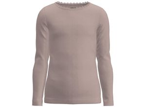 5715509892869 - - Langarmshirt NMFKAB in sepia rose Gr92