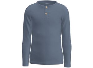 5715509908003 - - Langarmshirt NMMKAB HENLEY in troposphere Gr80