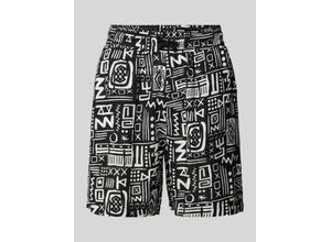 5715510001977 - Shorts mit Allover-Muster Modell BOLD LIFE