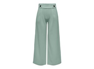 5715510301732 - JDY Stoffhose JDYGEGGO NEW LONG PANT JRS NOOS Chinois Green BLACK BUTTONS Unifarben Grün - Gr XS x 32