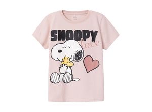 5715510358873 - - T-Shirt NKFNANNI SNOOPY in sepia rose Gr98