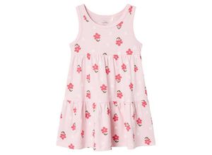 5715510907798 - - Kleid NMFVIGGA SPENCER LITTLE FLOWERS ärmellos in parfait pink Gr92