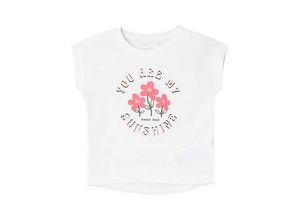 5715510911757 - - T-Shirt NMFVIGEA YOU ARE MY SUNSHINE in bright white Gr92