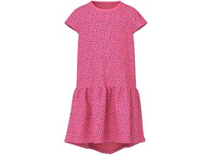 5715510940955 - - Kurzarmkleid NKFVIGGA LITTLE HEARTS in camellia rose Gr158