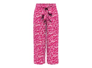 5715511388930 - ONLY Cropped Hose Nova Life Palazzo Raspberry Rose 477 Empowered leo Motivprint Pink - Gr 38