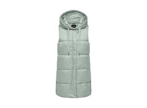 5715511733099 - ONLY Steppweste ONLASTA PUFFER WAISTCOAT CC LIFE OTW Aqua Gray Unifarben Grün - Gr M