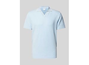 5715511797985 - Regular Fit Poloshirt mit Reverskragen Modell ADLEY WAFFLE