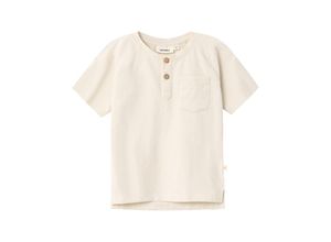 5715511898019 - Lil Atelier - T-Shirt NMMDELLO POCKET in coconut milk Gr92