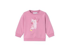 5715511953961 - - Sweatshirt NBFDIAMIN CAT in cashmere rose Gr56