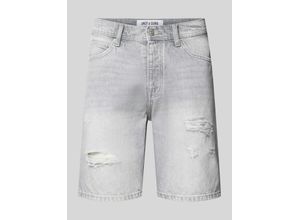 5715512245119 - ONLY & SONS Jeansshorts Used-Optik 5-Pocket-Style für Herren grau L