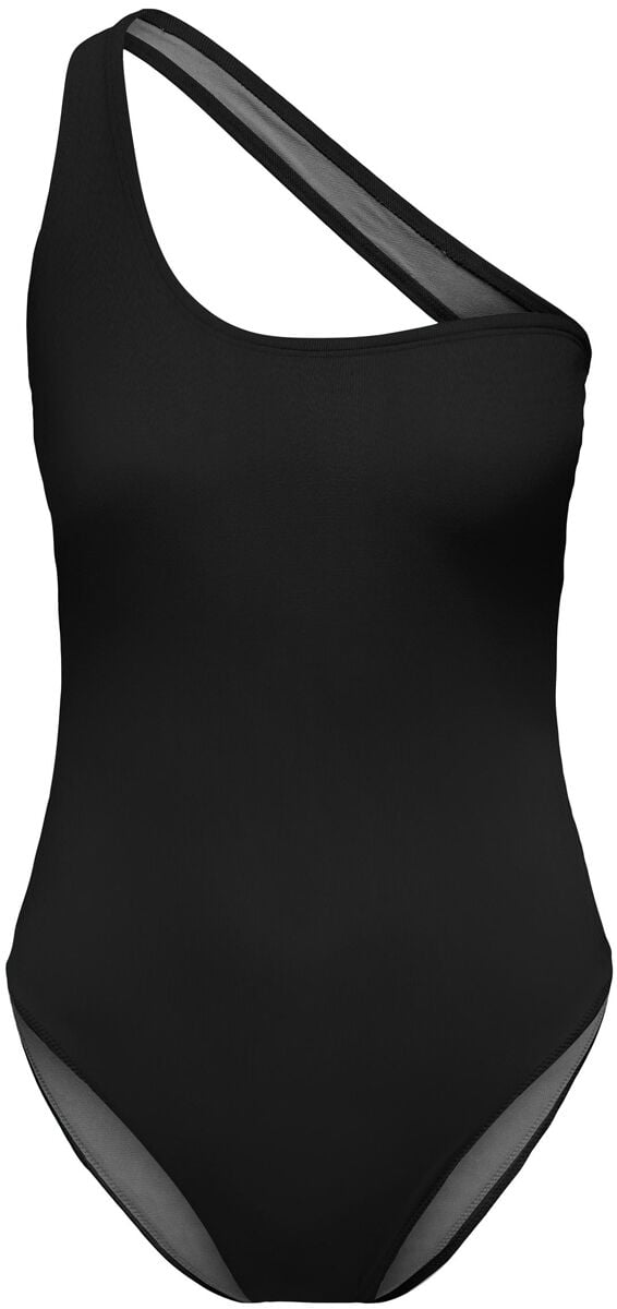 5715512343631 - Onltassy One Shoulder Swimsuit Badeanzug schwarz in M