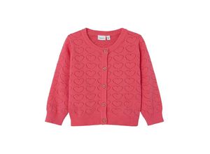 5715512800578 - - Strickjacke NMFDESILLO HEARTS in camellia rose Gr110