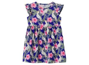 5715512904085 - - Kleid NMFFIONIA TROPICAL in clematis blue Gr110