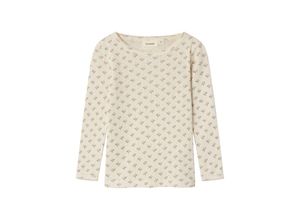 5715513373163 - Lil Atelier - Langarmshirt NMFRACHELLO TULPEN AOP in turtledove Gr92