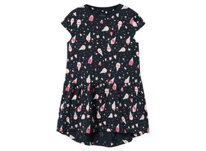 5715513536117 - - Kurzarmkleid NMFVIGGA HAPPY ICECREAM in dark sapphire Gr92