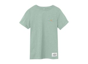 5715513568323 - - T-Shirt NKMVINCENT in silt green Gr134 140