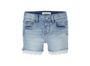 5715513843307 - - Jeans-Shorts NMFSALLI SLIM 5399-ON F in medium blue denim Gr116