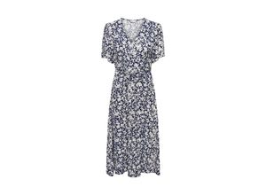 5715514579472 - ONLY Midikleid ONLHALIA S S MIDI DRESS WVN NOOS Night Sky CAROLINE FLOWER GeblmtFloral Blau - Gr S