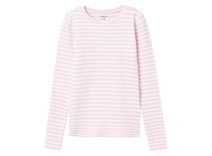 5715514783305 - - Langarmshirt NKFSURAJA STRIPES in rosa weiß Gr116