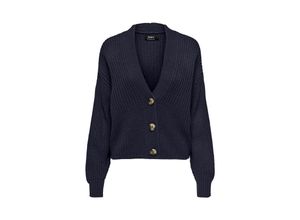 5715514967385 - ONLY Strickjacke ONLCAROL NICE L S CARDIGAN KNT NOOS Night Sky Unifarben Blau - Gr XL