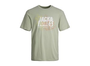 5715515777372 - JACK & JONES - T-Shirt JCOMAP SUMMER LOGO in desert sage Gr152