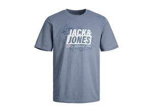 5715515777389 - JACK & JONES - T-Shirt JCOMAP SUMMER LOGO in flint stone Gr152