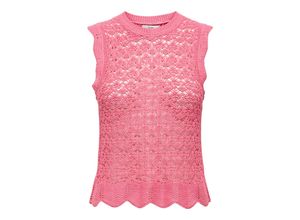 5715516060343 - JDY Pullunder JDYSUN EVELYN S L O-NECK TOP KNT Coral Paradise Unifarben Pink - Gr S