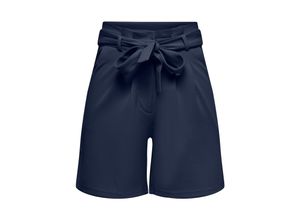 5715516335830 - JDY Shorts Tanja Life Black Iris Unifarben Blau - Gr XS