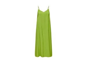 5715516388614 - JDY Midikleid JDYADA S L MIDI DRESS WVN Lima Bean Green Unifarben Grün - Gr M