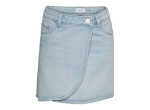 5715517009167 - VERO MODA GIRL - Jeans-Rock VMBETTY SHORT WRAP in light blue denim Gr116