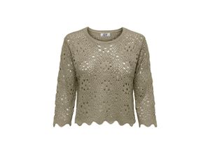 5715517812033 - JDY Strickpullover Natasha Mermaid Unifarben Grün - Gr L