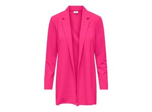 5715518122247 - JDY Longblazer JDYGEGGO L S BLAZER JRS NOOS Fuchsia Purple Unifarben Pink - Gr S