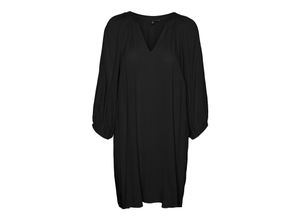 5715518397492 - VERO MODA Tunika VMLOVA 2 4 TUNIC WVN Black Unifarben Schwarz - Gr XS