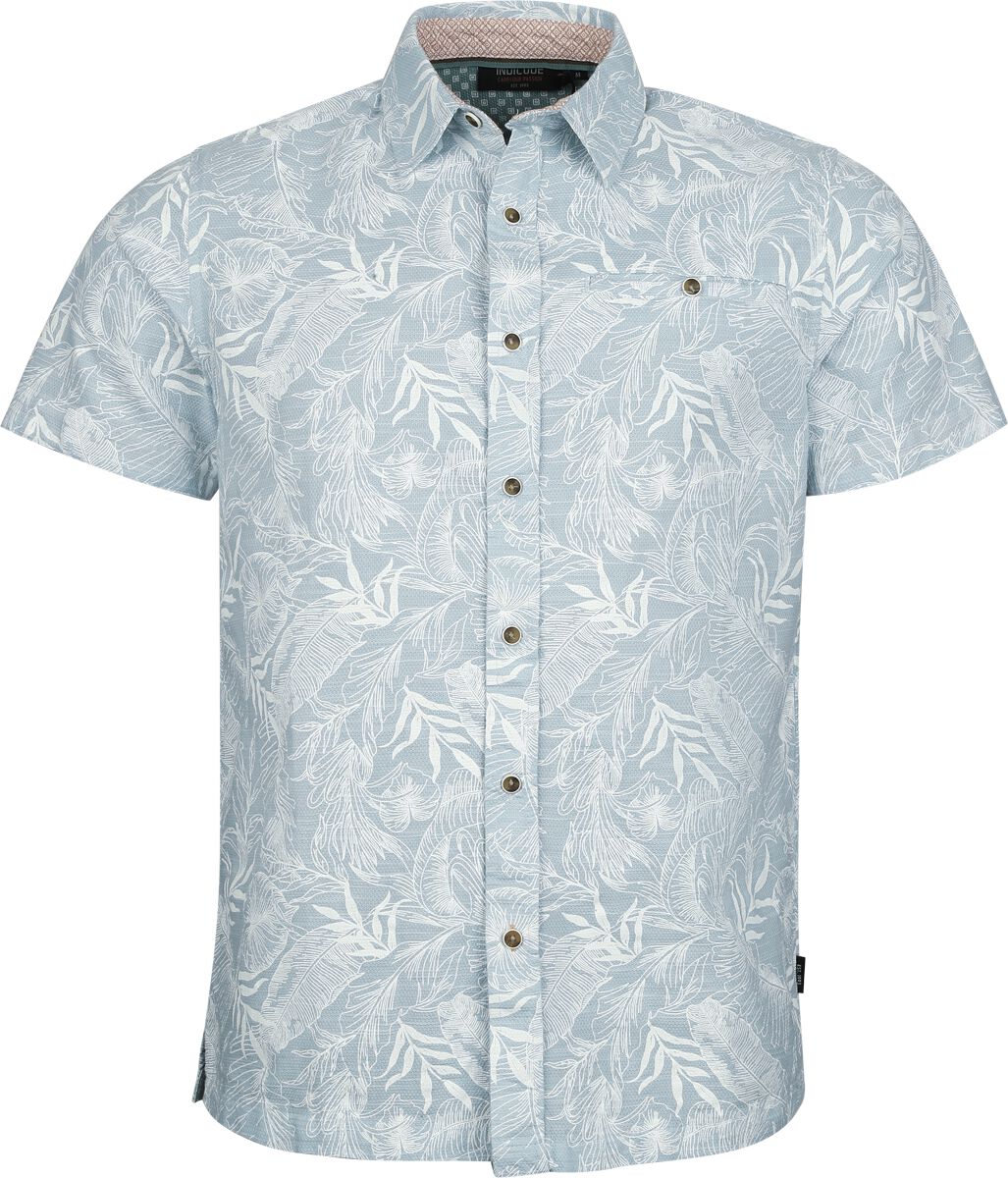 5715553650446 - INTheos Kurzarmhemd blau in XL 5715553650446 - INTheos Kurzarmhemd blau in XL