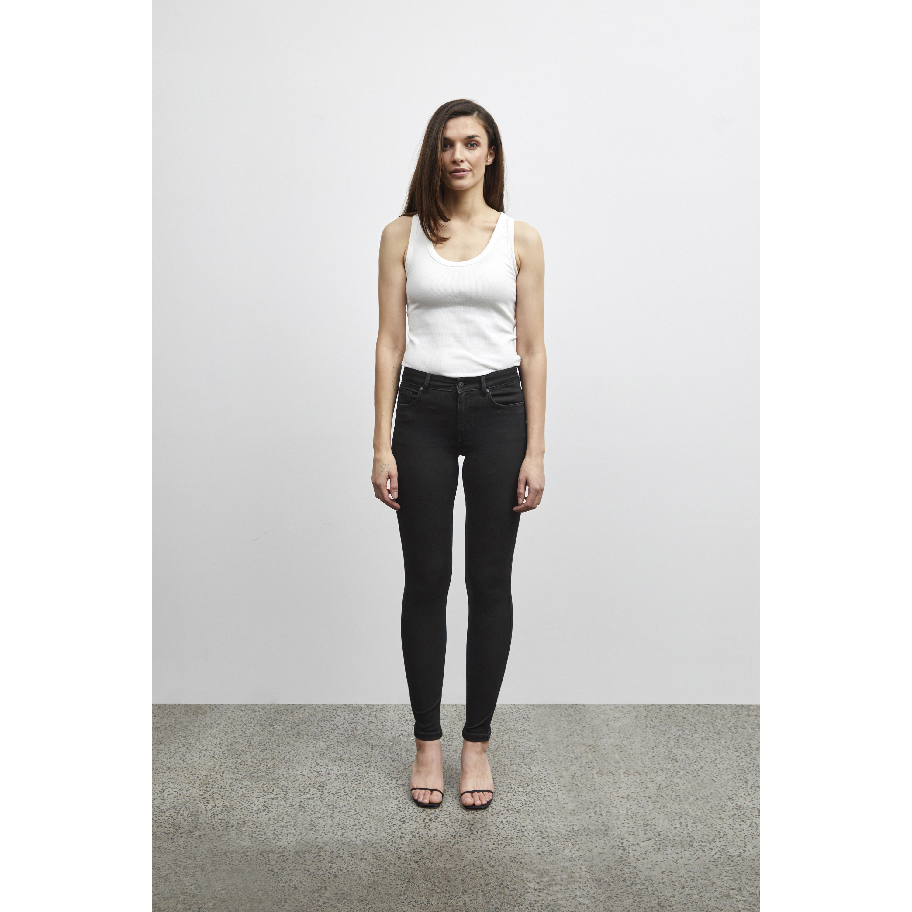 5715572128674 - Jeans mit hoher Taille Damen Emmelina Skinny