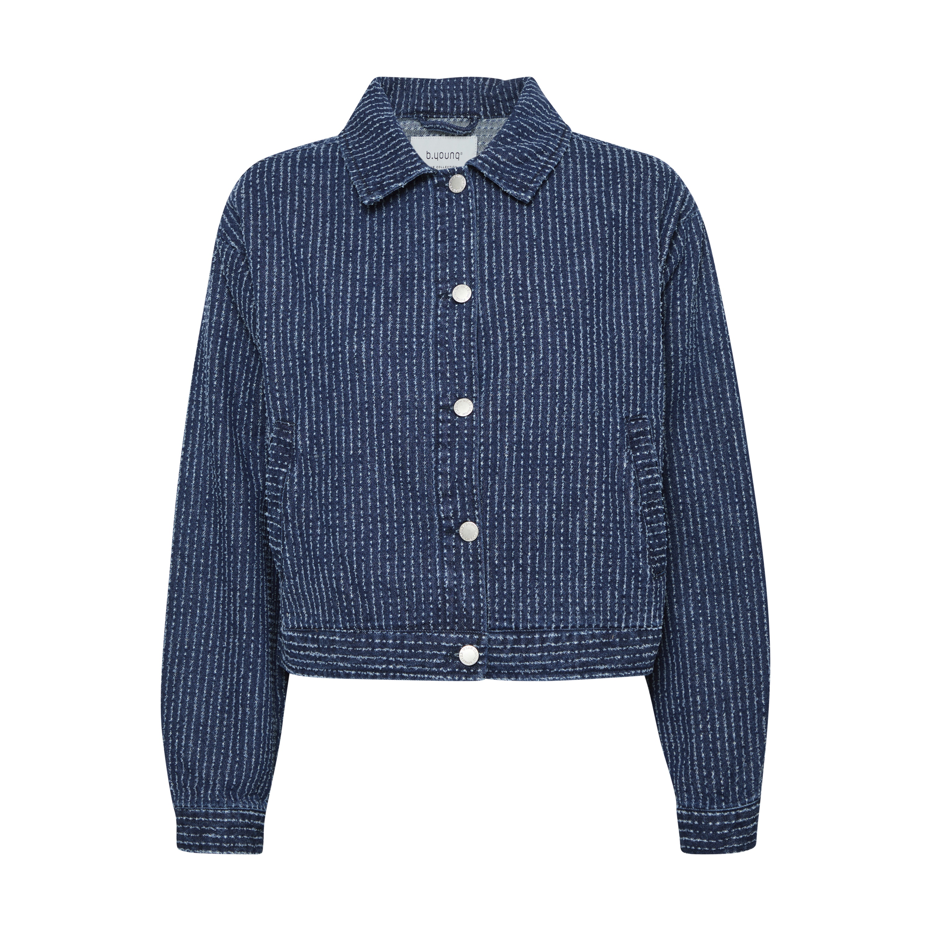 5715574395074 - Jeansjacke Damen byoung Kanilla Dobby Denim 5715574395074 - Jeansjacke Damen byoung Kanilla Dobby Denim