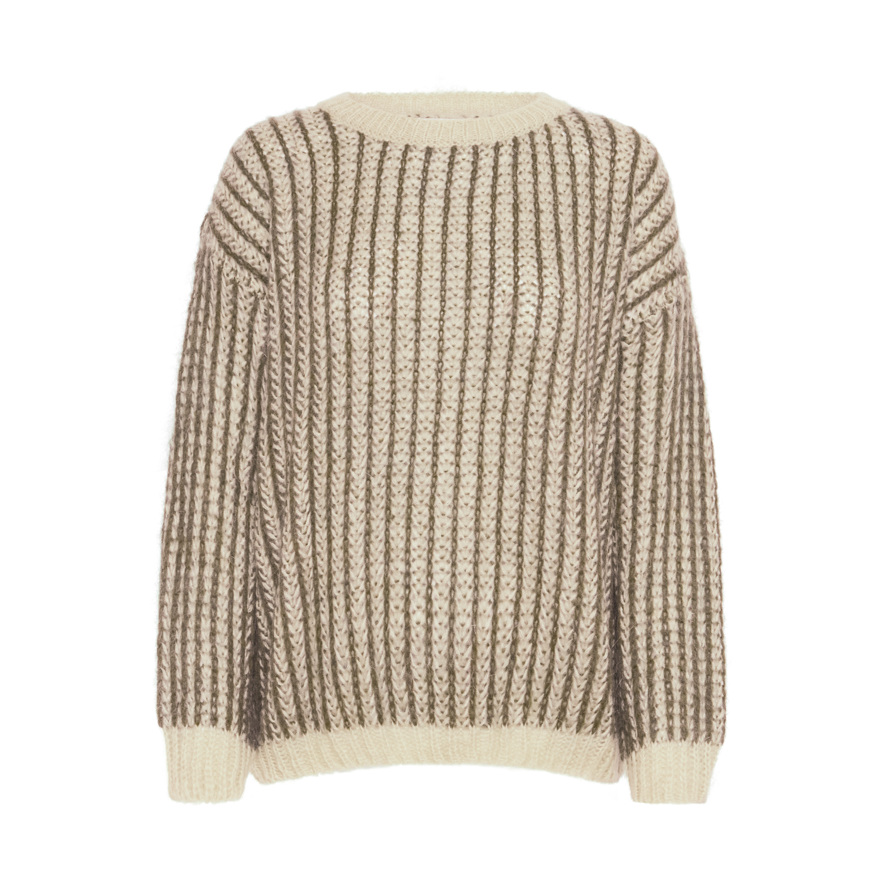 5715574779379 - Damen Rundhals-Pullover mit langen Ärmeln Peyton