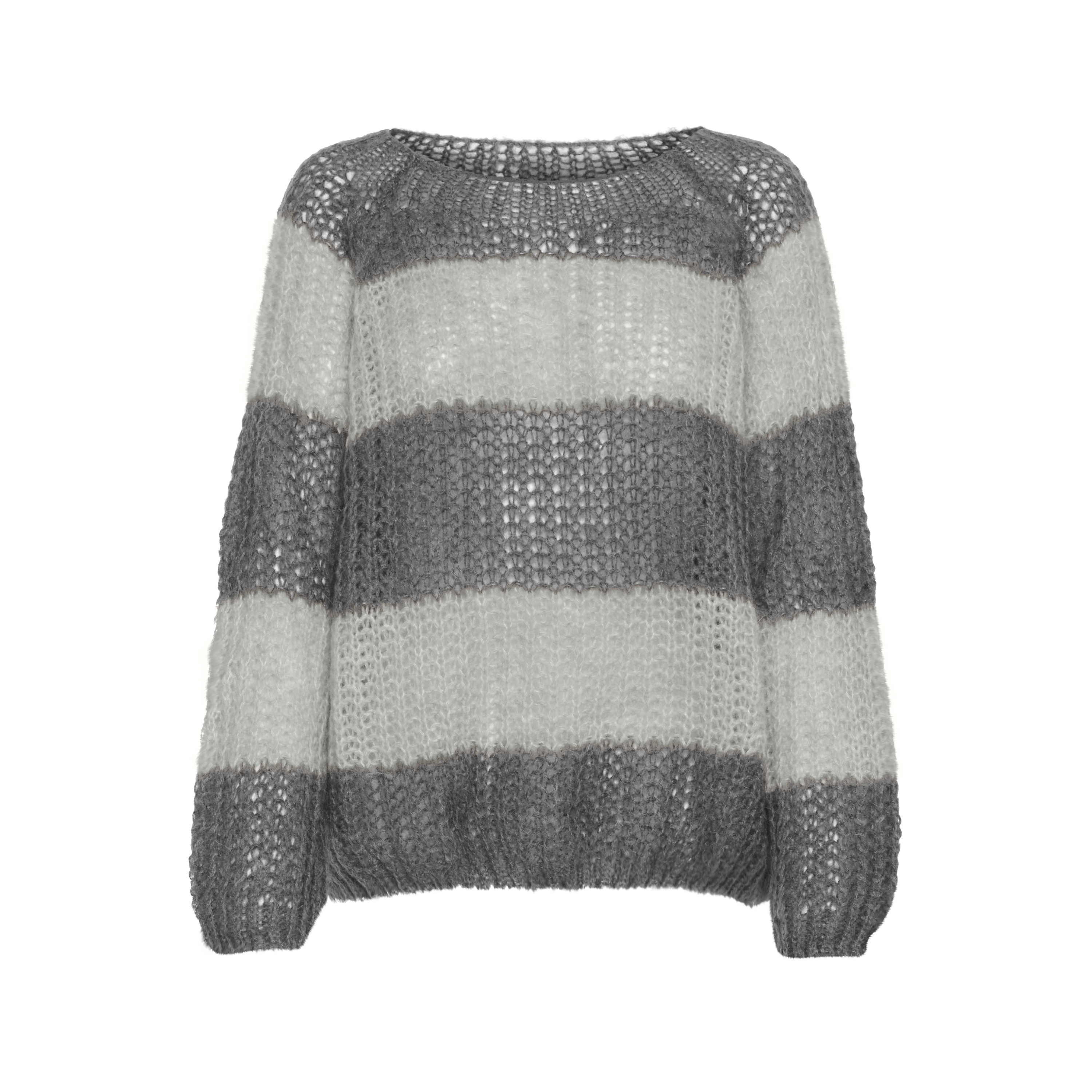 5715574787305 - Gestreifter Pullover mit Rundhalsausschnitt und langen Ärmeln für Damen Peyton