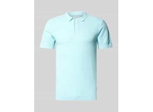 5715574958965 - Regular Fit Poloshirt mit gerippten Abschlüssen Modell AIDEN