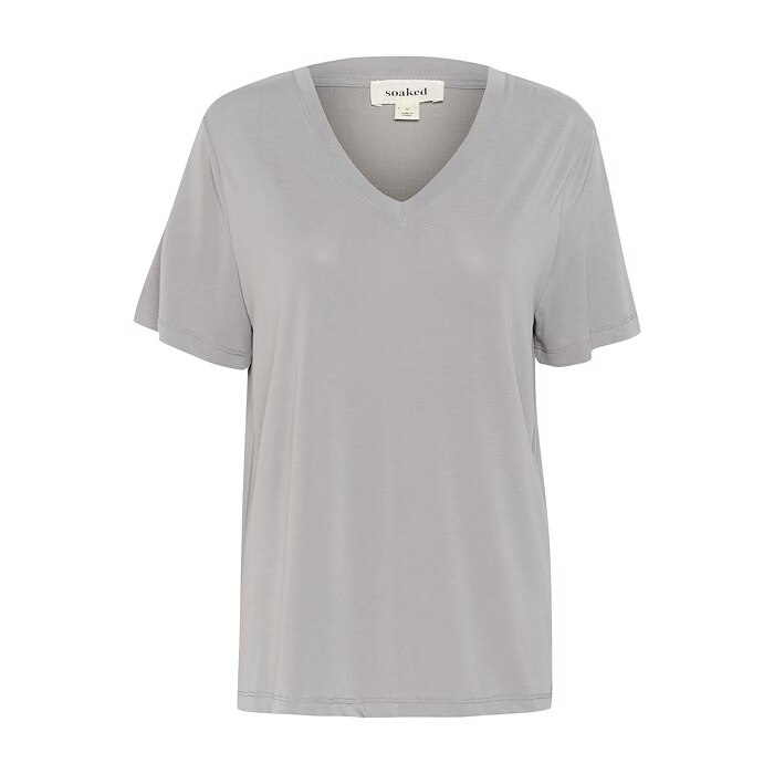 5715575139790 - T-Shirt mit V-Ausschnitt in weiter Passform für Damen Columbine