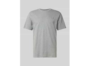 5715575167571 - T-Shirt mit Label-Stitching und Rundhalsausschnitt