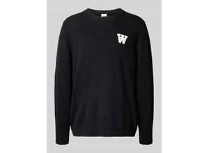 5715575168738 - Strickpullover mit Stitching und Rundhalsausschnitt Modell Tay