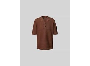 5715575252949 - Relaxed Fit Poloshirt in Strick-Optik 5715575252949 - Relaxed Fit Poloshirt in Strick-Optik