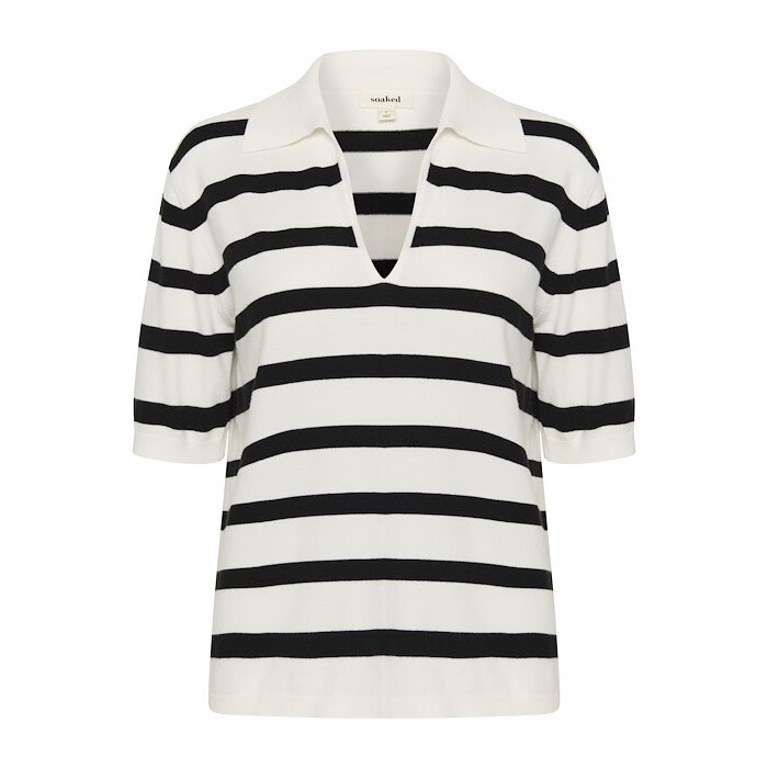 5715575461471 - Gestreiftes Polo für Damen Spina